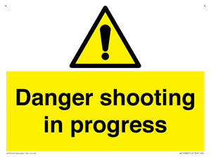 Danger shooting in progress